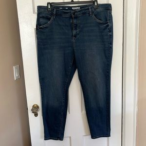 Sonoma size 20 skinny blue jeans front and rear pockets like brand new